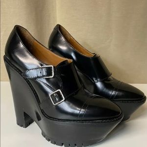 Burberry Prosum 2011 monk wedge platform ankle